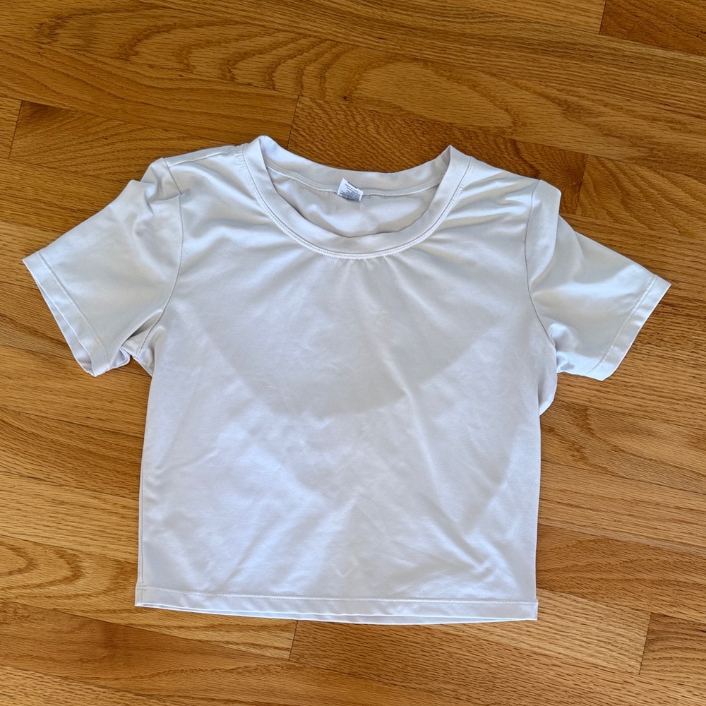 Athleisure White T-Shirt
